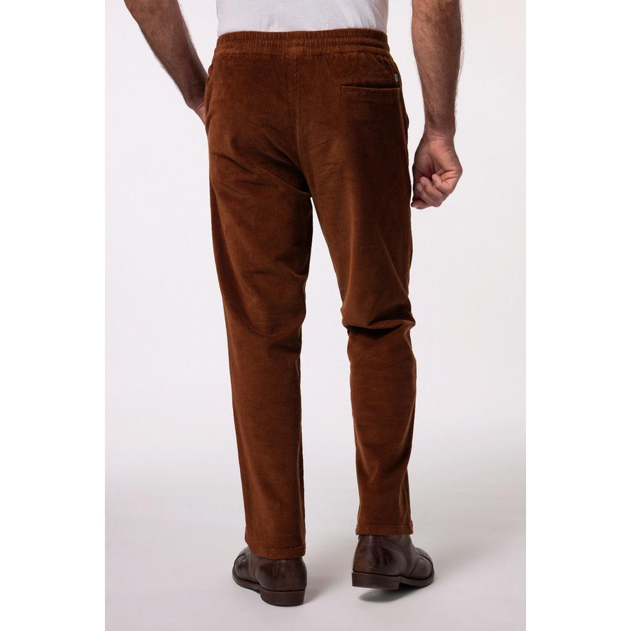JP1880 Pantalon en velours côtelé Modern Fit avec taille élastique  