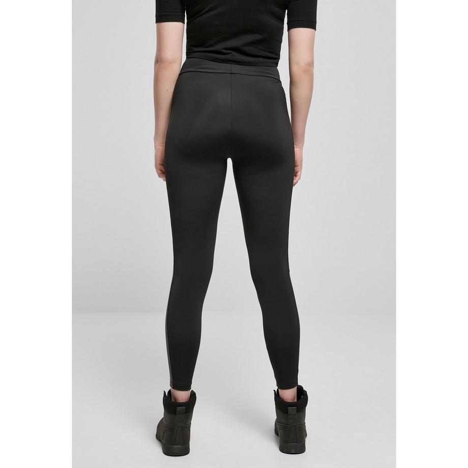 URBAN CLASSICS Legging Taille Haute Shiny Stripe  