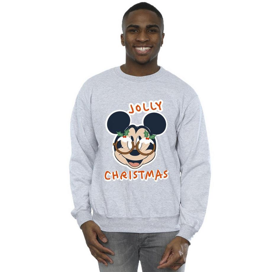 Disney Mickey Mouse Jolly Christmas Sweatshirt  