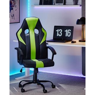 Beliani Chaise de bureau en Cuir PU Rétro SUCCESS  