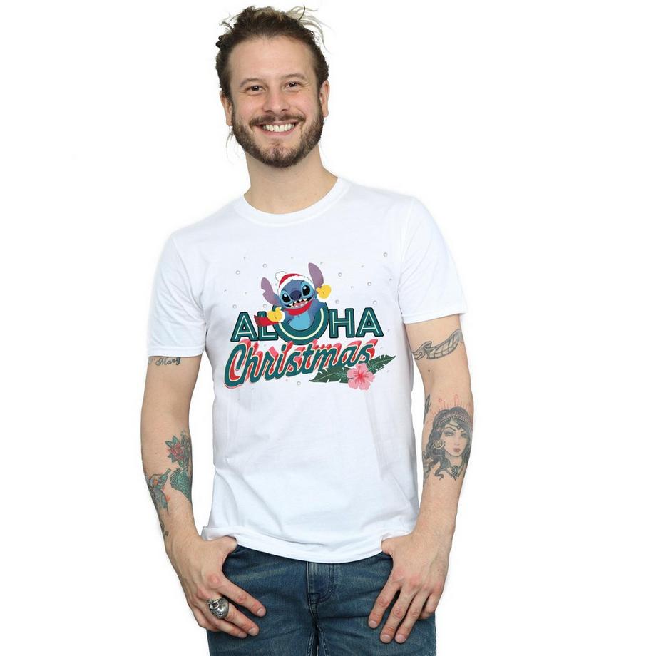 Disney Aloha Christmas Stitch T-Shirt  