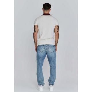 Sik Silk Polo T-Shirt V-Ausschnitt  