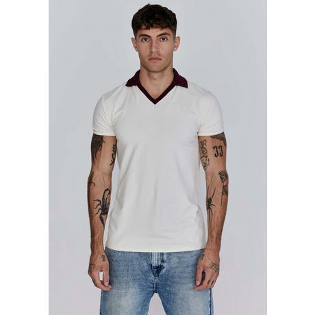 Sik Silk Polo T-Shirt V-Ausschnitt  