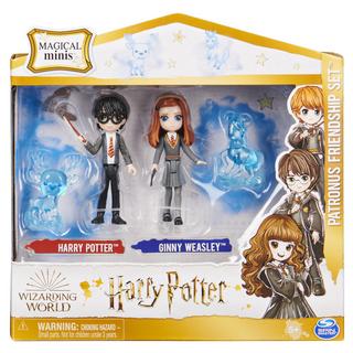 Spin Master  Wizarding World , Set Amicizia Patronus di Harry Potter e Ginny Weasley con 2 bambole articolate e 2 animali Patronus, collezione Harry Potter, giocattoli per bambini dai 5 anni in su 
