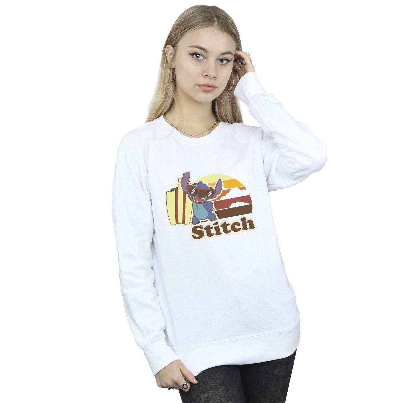 Disney  Lilo And Stitch Bitten Surfboard Sweatshirt 