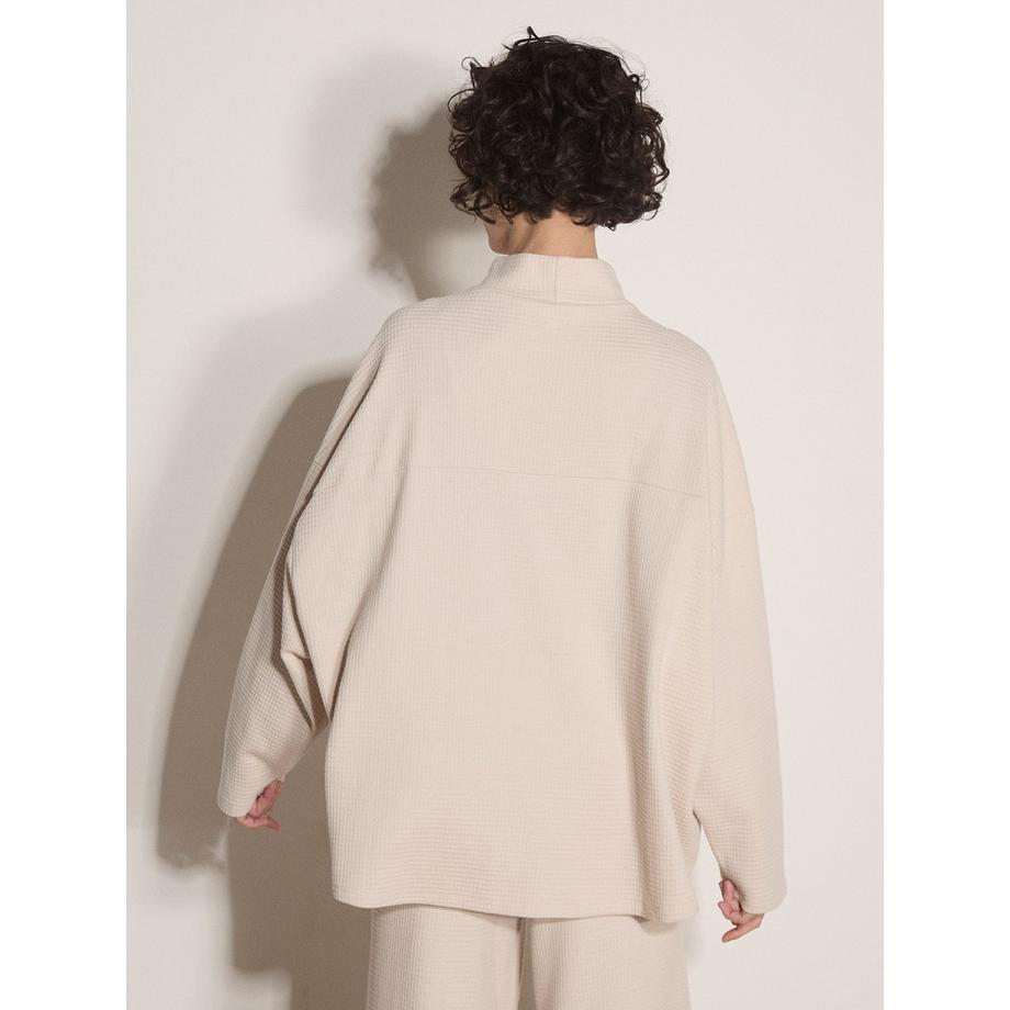 APRICOT Haut oversize en jersey gaufré  
