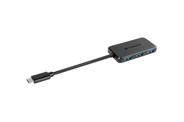 Transcend  HUB2C USB 3.2 Gen 1 (3.1 Gen 1) Type-C Noir 