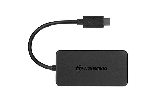 Transcend  HUB2C USB 3.2 Gen 1 (3.1 Gen 1) Type-C Noir 