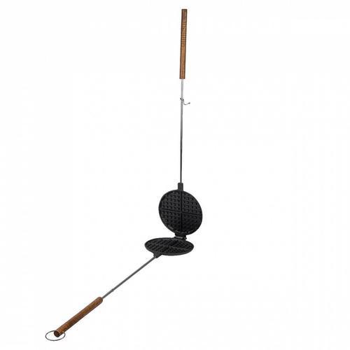 Esschert Design Moule à gaufres en fonte pour barbecue  