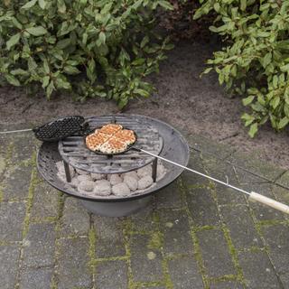 Esschert Design Moule à gaufres en fonte pour barbecue  