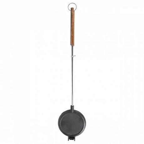 Esschert Design Moule à gaufres en fonte pour barbecue  