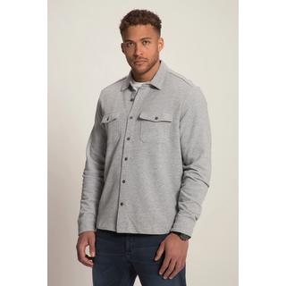 Sthuge  Hemd, Overshirt, Sweat, Langarm, Modern Fit, Kentkragen 