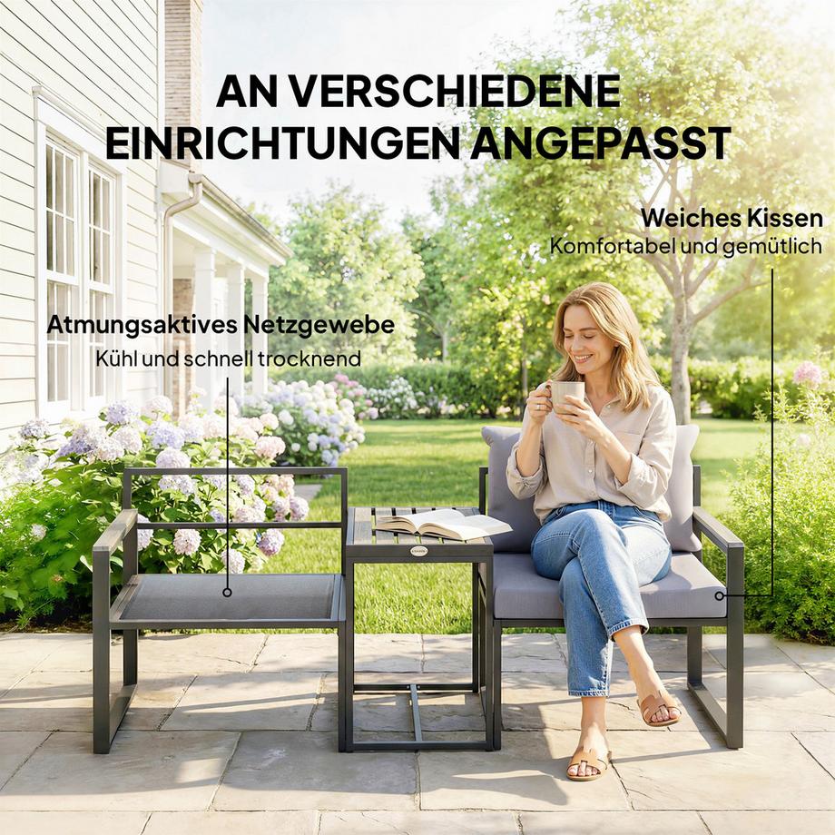 Outsunny Balkonmöbel Set  