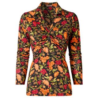 Joe Browns Top in Jersey Stampa Floreale Colletto Twist Frontale  