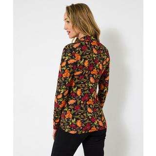 Joe Browns Top in Jersey Stampa Floreale Colletto Twist Frontale  