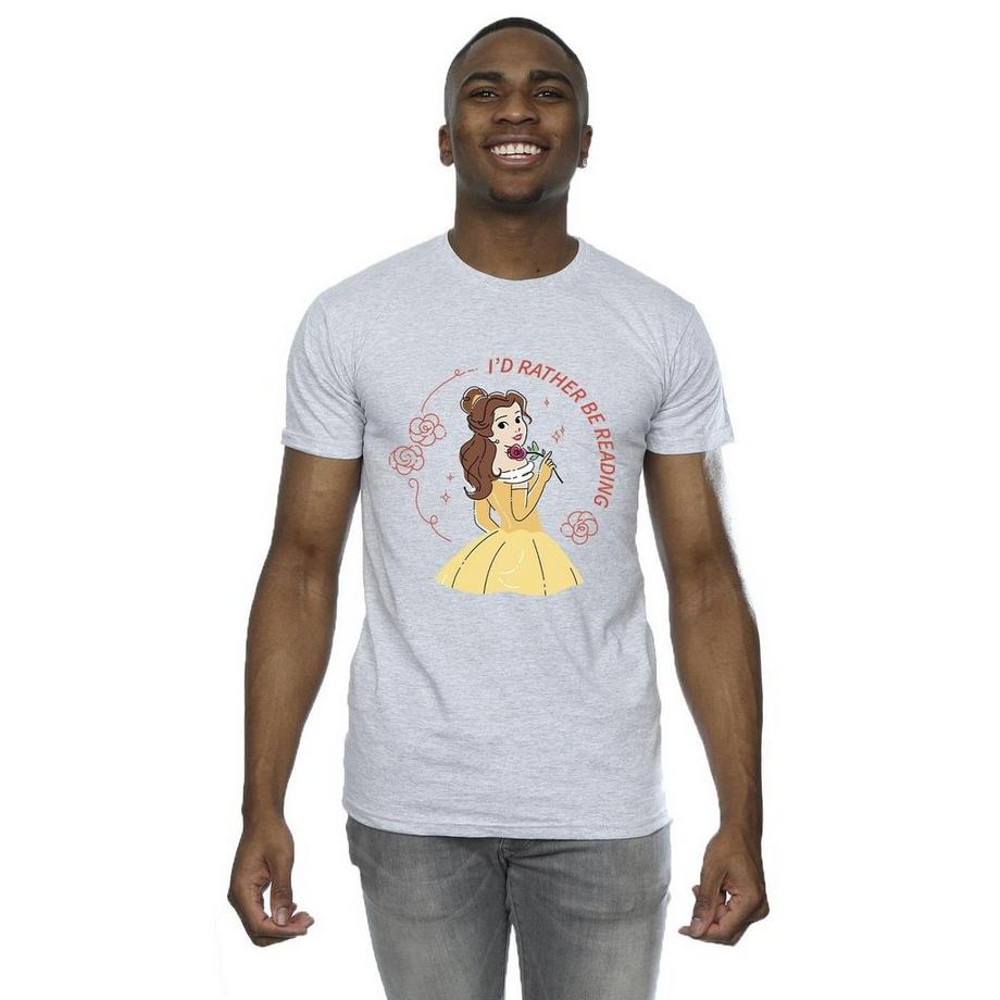 Disney Beauty And The Beast I'd Rather Be Reading T-Shirt  