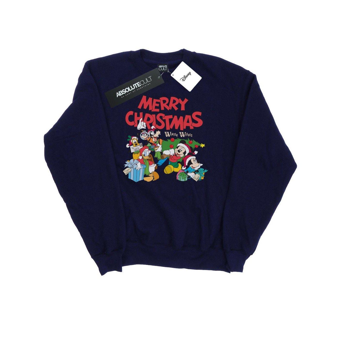 Disney  Sweat MICKEY MOUSE AND FRIENDSWINTER WISHES 