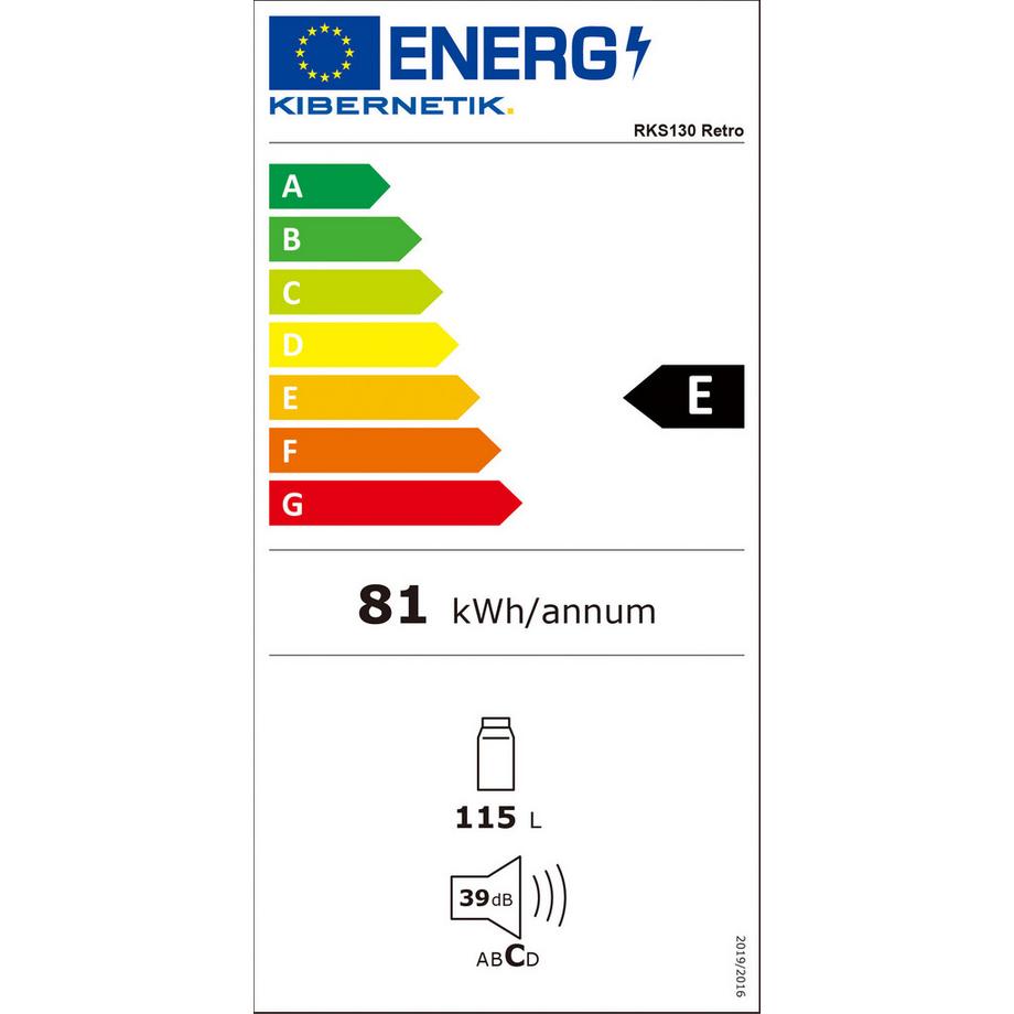 Kibernetik Réfrigérateur à boissons RKS130 Retro  