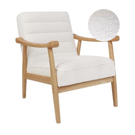 Beliani Sessel aus Bouclé Retro LEKNES  