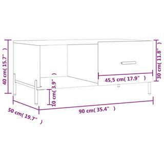 VidaXL Couchtisch holzwerkstoff  