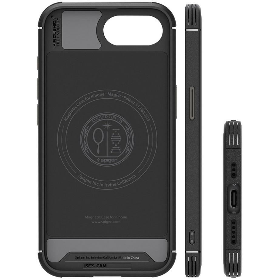 spigen  Coque MagSafe Spigen Noir iPhone 16e 