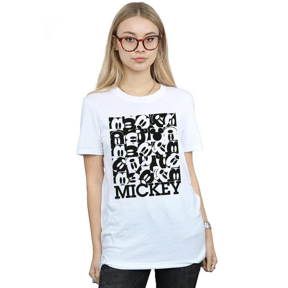 Disney Mickey Mouse Block Print T-Shirt  