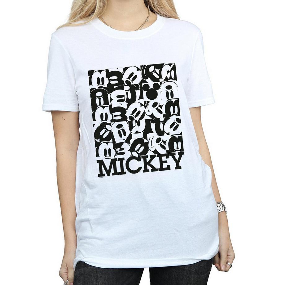 Disney Mickey Mouse Block Print T-Shirt  