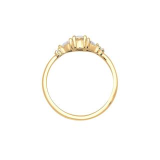 Elli  Bague Femme Filigrane Géo Étincelant Avec Cristaux De Zirconium 