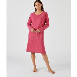 Damart  Chemise de nuit imprimé étoiles maille jersey Thermolactyl. 