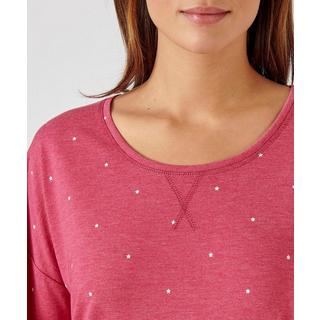 Damart  Chemise de nuit imprimé étoiles maille jersey Thermolactyl. 