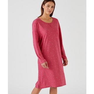 Damart  Chemise de nuit imprimé étoiles maille jersey Thermolactyl. 