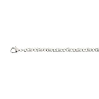 MUAU Schmuck  Collier 8er-Kette Silber 925, 4.9mm, 45cm 