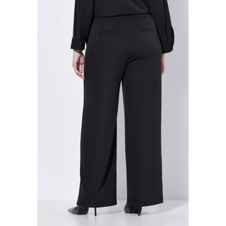 Ulla Popken Hose Rose Weites Bein Galonstreifen Komfortbund  