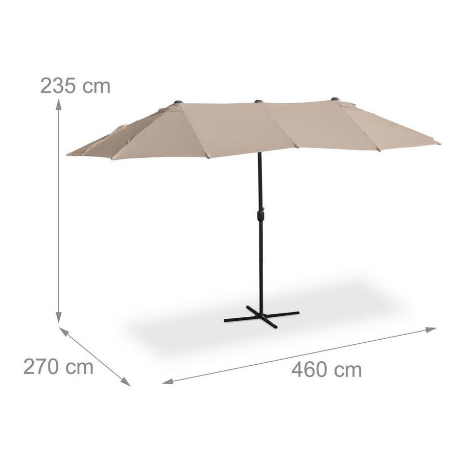 B2X Parasol double 460 x 270 cm  