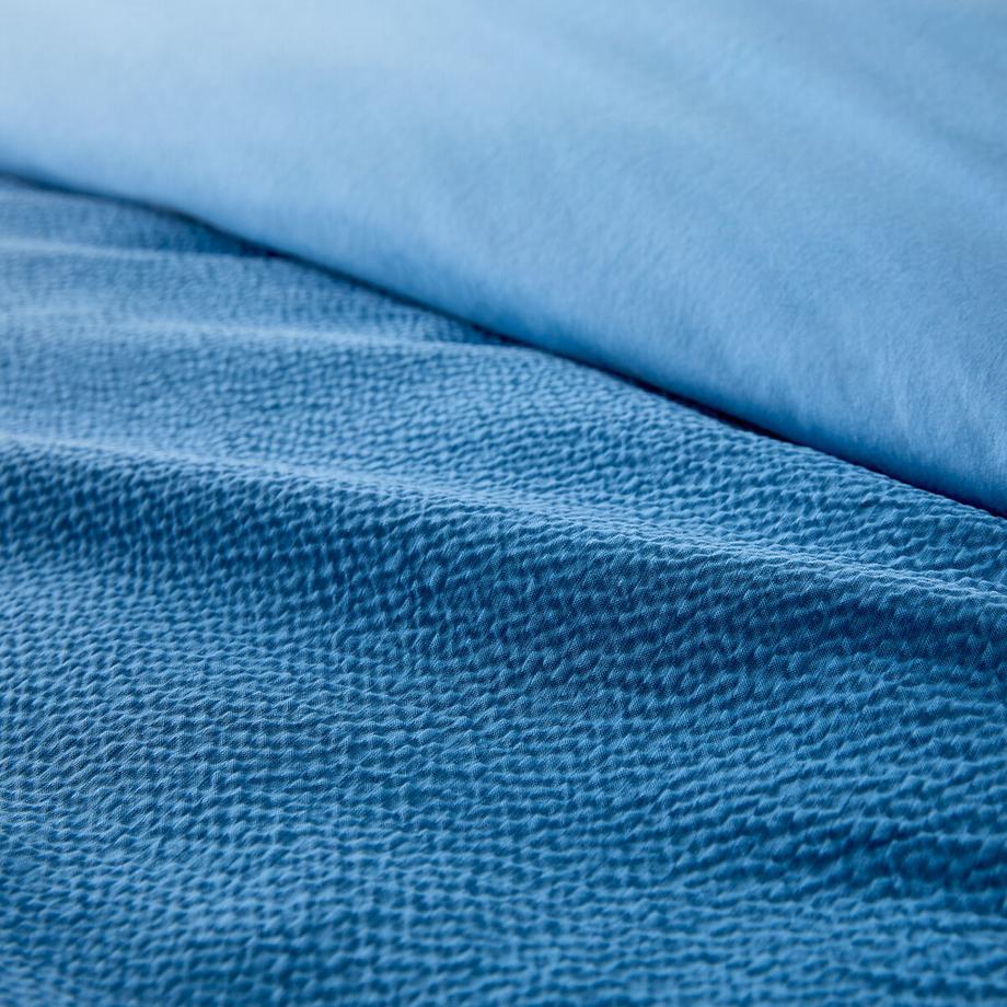 La Redoute Intérieurs Seersucker Baumwolle Gewaschene Baumwolle Duvetbezug  