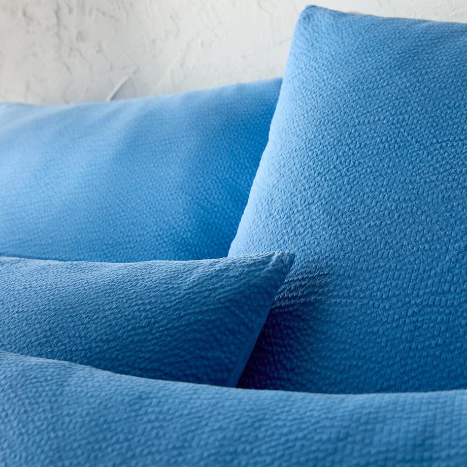 La Redoute Intérieurs Seersucker Baumwolle Gewaschene Baumwolle Duvetbezug  