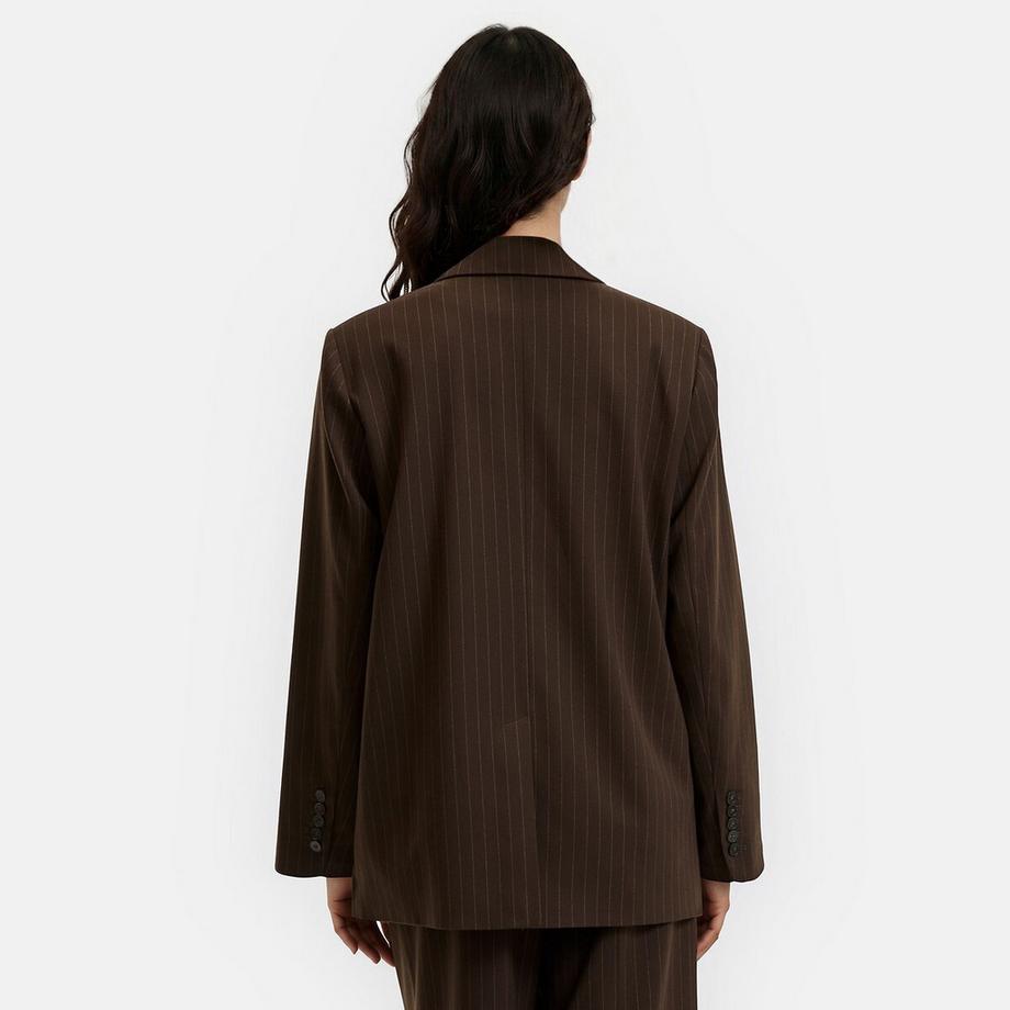 La Redoute Collections Blazer oversize con motivo a righe  