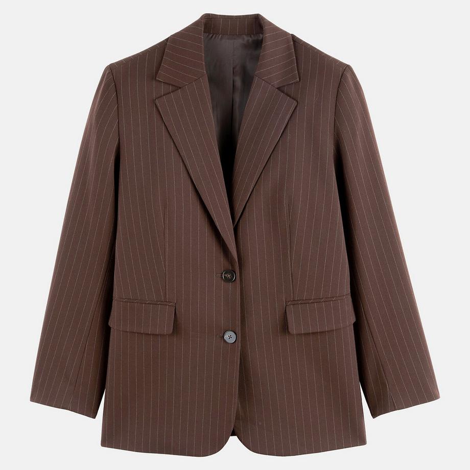 La Redoute Collections Blazer oversize con motivo a righe  