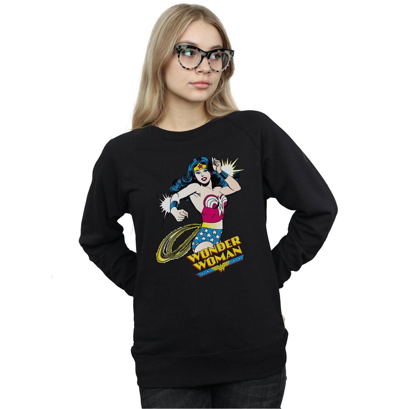 Wonder Woman Wonder Woman Lasso Logo Imprimé Sweatshirt  