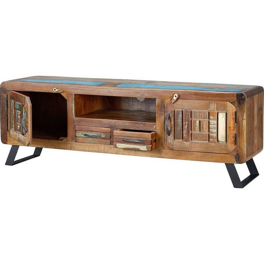 mutoni Meuble TV lowboard Xela bois recyclé  