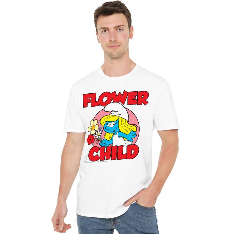 Les Stroumpfs  T-ShirtMotiftyle Fleur Child 