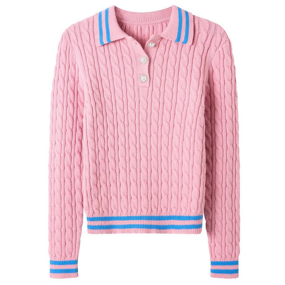Joe Browns Pullover a trecce con collo polo  
