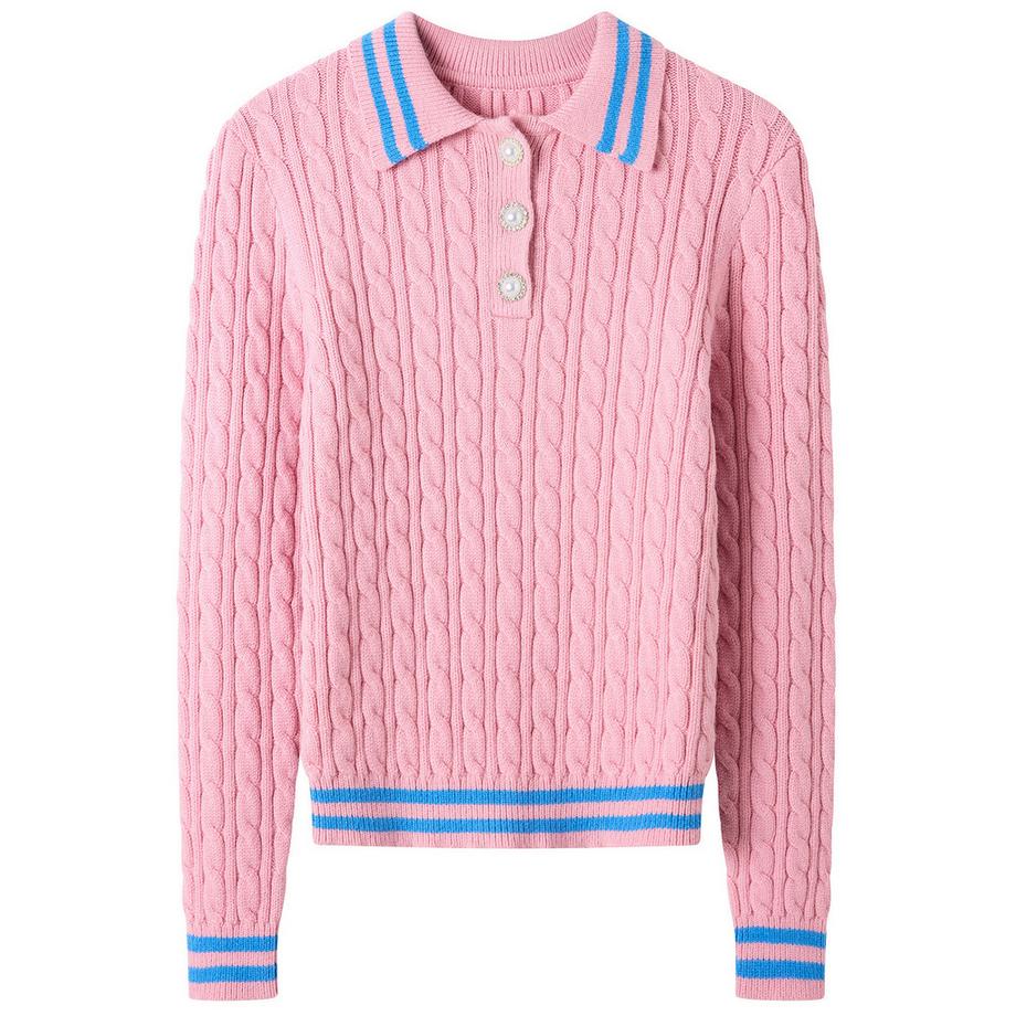 Joe Browns Pullover a trecce con collo polo  