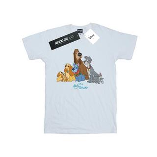 Disney Lady And The Tramp T-Shirt Stampata  
