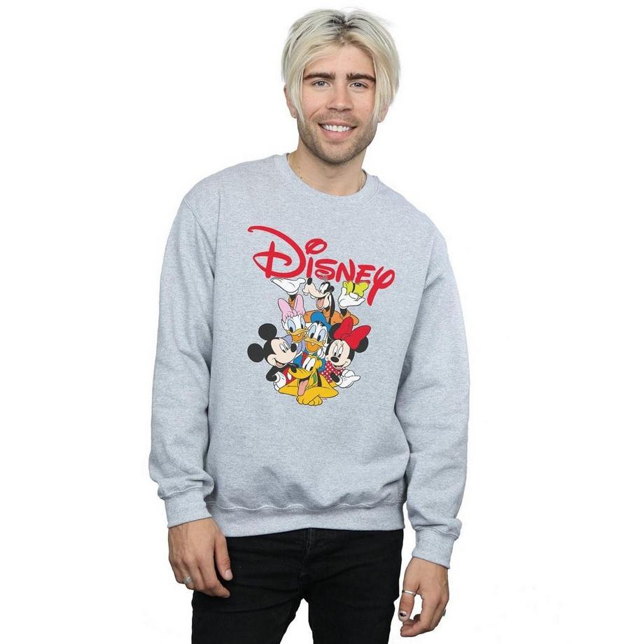 Disney Mickey and Friends Grafikdruck Rundhals-Sweatshirt  