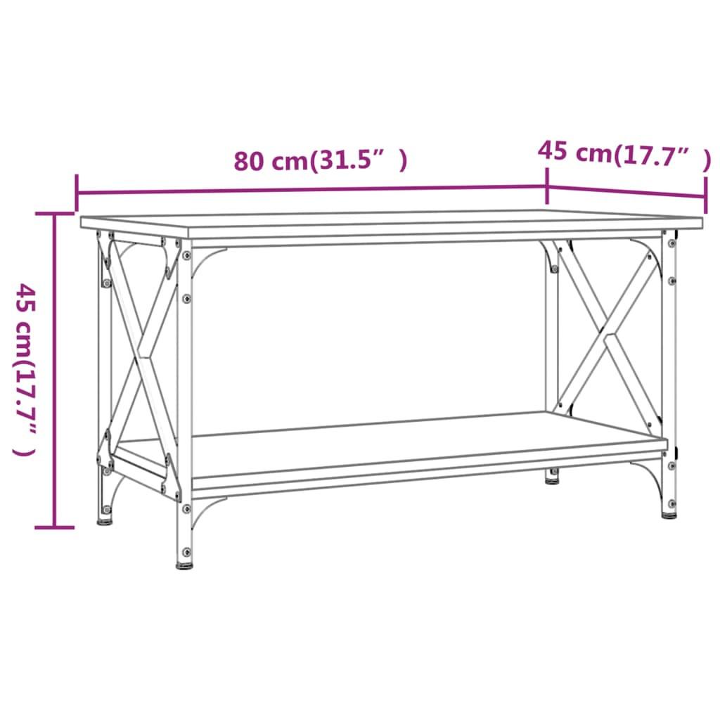 VidaXL Table basse bois d'ingénierie  