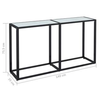 VidaXL Table console verre  