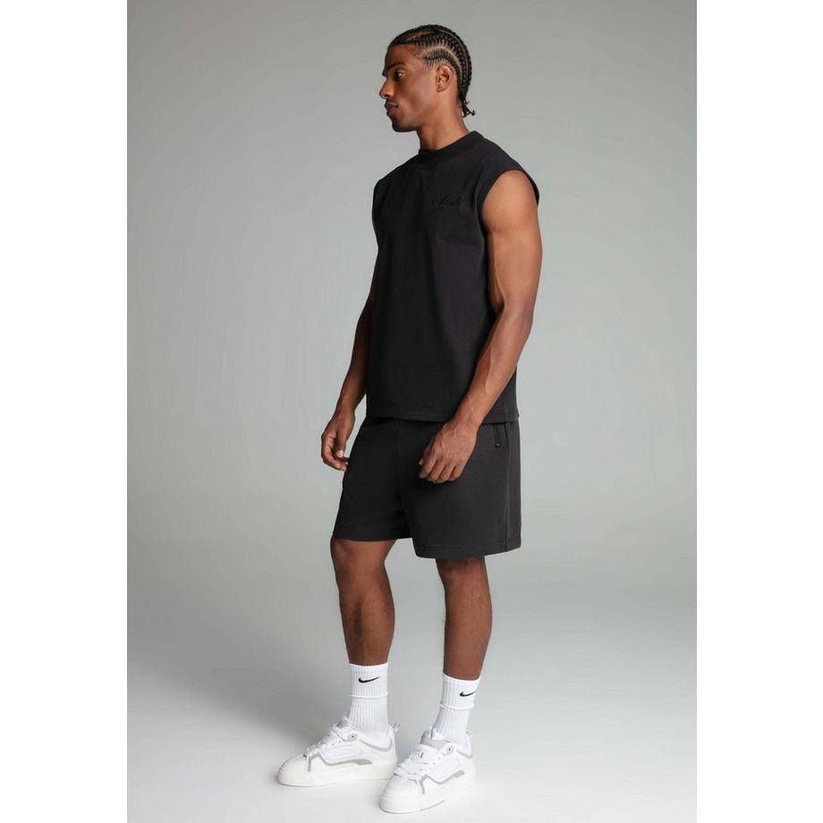 Sik Silk T-Shirt sans manches Washed Black  