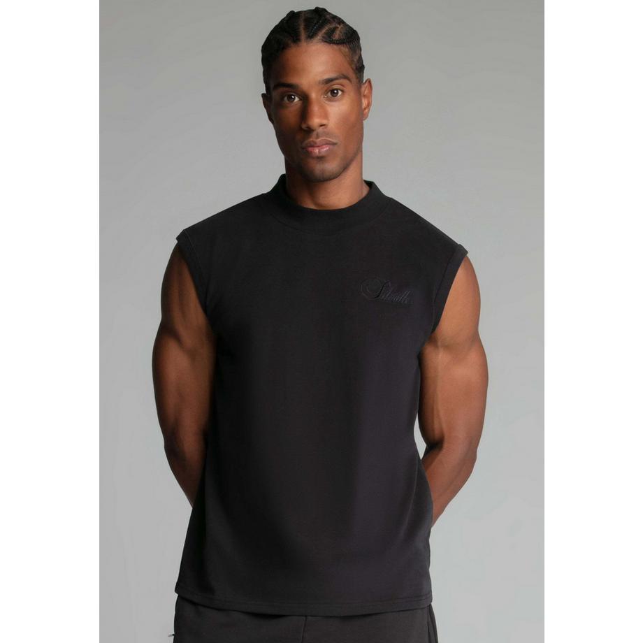 Sik Silk T-Shirt sans manches Washed Black  