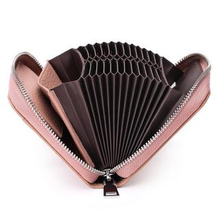 Only-bags.store Portafoglio in pelle con cerniera e protezione RFID  